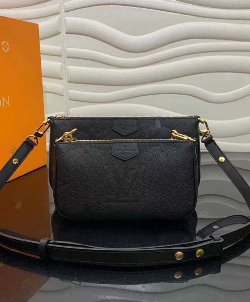 Louis Vuitton Multi Pochette Accessoires M80399 Black